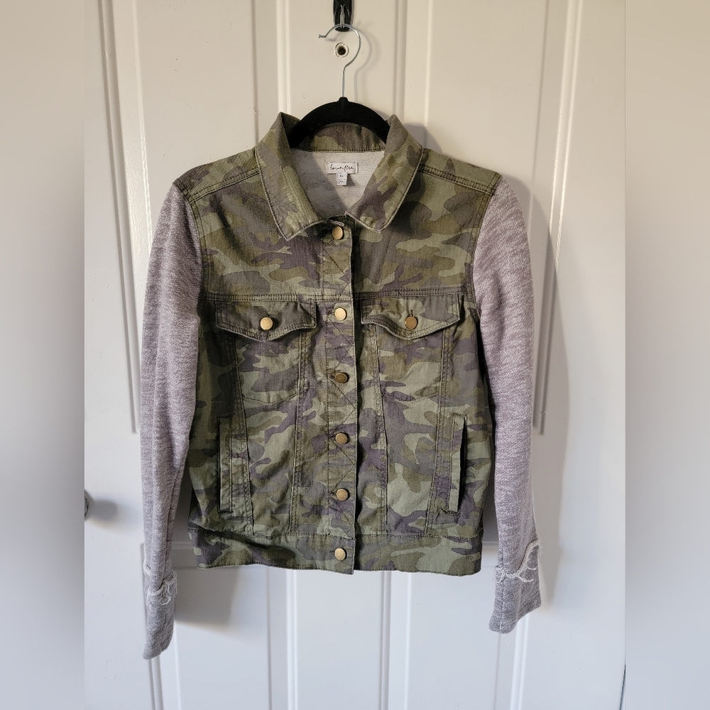 Love fire Jacket, size L, military and grey - Picture 2 of 7